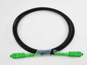 سلك لتصق الألياف الضوئية G657B3 أسود LSZH مع SC/APC قطر <span class=keywords><strong>3</strong></span> م/5 م/10 م FR-LS-ZH-ouv-RoHS TOT FTTX - Product Image 3