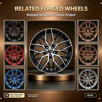 Jantes en alliage forgées par flux (Flow Formed) pour Toyota Corolla, entraxes 5x100, 8x100, 8x114.3, 10x100, 10x114.3, 5x114.3, dimensions 15x7, 16x7, 17x8, 18x8.5.