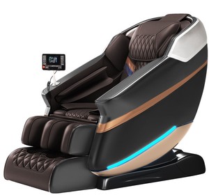 Fauteuil inclinable 8D de luxe moderne C113 2024, portable, zéro gravité, avec musique et revêtement en cuir PU - Product Image 1
