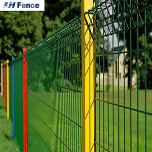 Welded Double Ringed Fence Brc Metal Wire Mesh Fence for Highway Protection