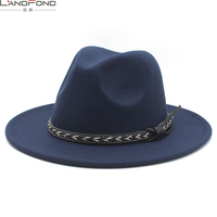 Landfond Vente en gros d'accessoires de chapeaux populaires européens et américains, chapeaux hauts classiques, chapeau de cowboy