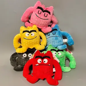 Renk canavar peluş bebek sevimli duygusal peluş yumuşak oyuncaklar hediye çocuk çocuklar için M3582