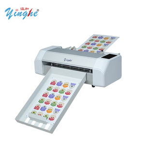 YINGHE 330mm Auto-Feeding Label <b>Cutter</b> Automatic Desktop Splitting Die Cutting Machine CCD Camera Contour Label Cutting Machine - Product Image 4