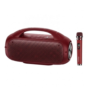 Haut-parleur musical portable sur mesure pour karaoké, avec lumière réactive au son, voix claire, revêtement en tissu et interrupteur <span class=keywords><strong>de</strong></span> mode, idéal pour les cadeaux d'hôtel - Product Image 1