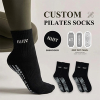 Chaussettes de yoga personnalisées BiLu Professional pour femmes, antidérapantes, pour yoga et pilates