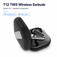 Audífonos Inalámbricos ANC ENC TWS V6.0 con Cancelación de Ruido, Chipset JL, Controladores de 13MM y Estuche de Carga de 400mAh