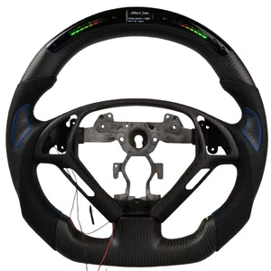 Volant en fibre de carbone LED personnalisable avec indicateur de régime pour <span class=keywords><strong>Infiniti</strong></span> G37 G37x G25 Q40 2007 2015 2018 2014 - Product Image 1