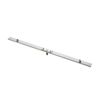 Tige de transmission de fenêtre sur mesure de 400 mm, barre espagnolette en aluminium pour poignée de fourche