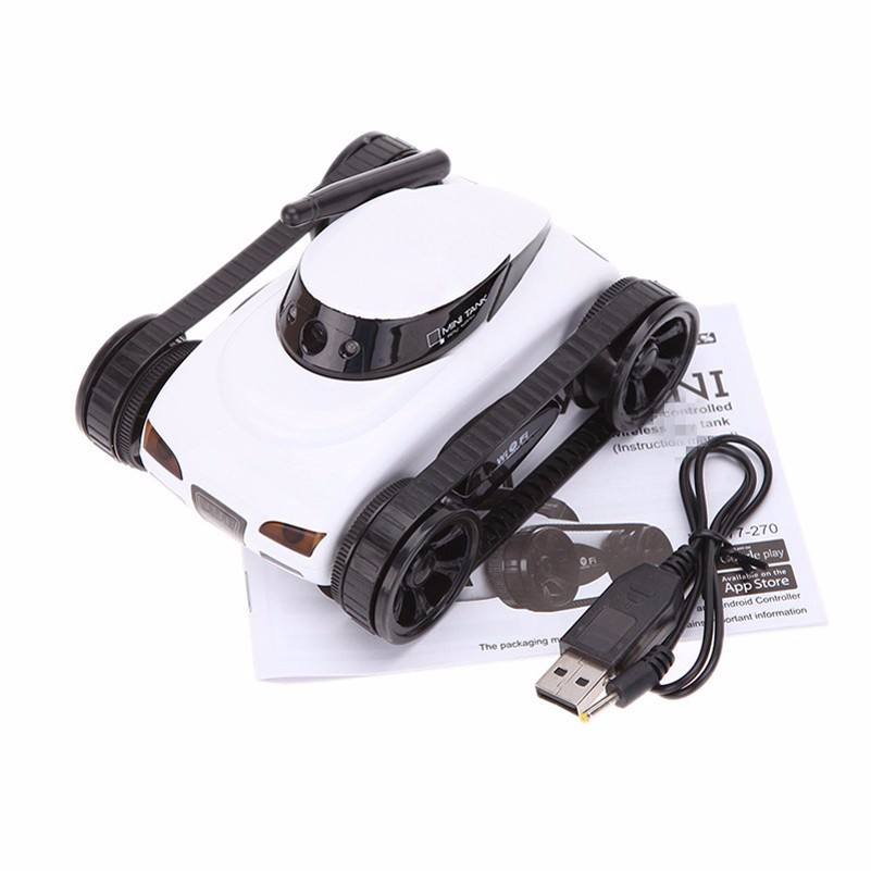 NEW 777-270 Mini RC Spy Tank Car with WiFi Camera - Remote Control