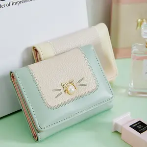 Slim Travel Key Mini Coin Custom Clutch Zero Wallet Multifunction High-Capacity Senior Woman Girl Minimalist Zero Purse Wallet