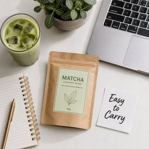 Poudre de Matcha de Qualité Culinaire Style Japonais, Thé Vert Biologique Cultivé en Ombre, Carton de 25 kg pour Vente en Gros, Boulangeries et Smoothies - Product Image 5