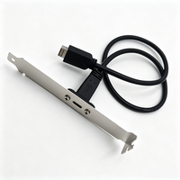 Cable Frontal Tipo E a Tipo C 3.1 Gen2 para Datos, Transmisión de Alta Velocidad de 20 Gbps