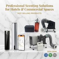 Diffuseur d'arômes en alliage d'aluminium, diffuseur de parfum à air froid, contrôle par application IoT, appareil de parfum commercial pour hôtel, bureau, OEM