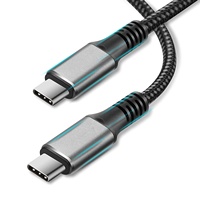 Haute Qualité USB Type C Câble Support Vidéo Charge Rapide Câble De Données Nylon Tressé QC PD 8K @ 60HZ USB 4 240W 48V 5A 40Gbp