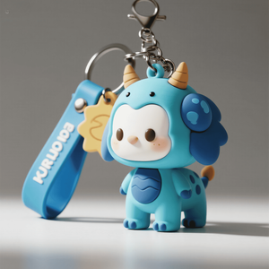 Fabricant de porte-clés <span class=keywords><strong>3D</strong></span> personnalisés, personnalisation de porte-clés <span class=keywords><strong>2D</strong></span> et <span class=keywords><strong>3D</strong></span>, porte-clés en PVC, caoutchouc, silicone, dessin animé, ours, brique, chat, animal - Product Image 1