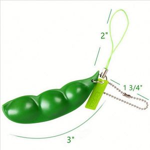 Juguetes Fidget Antiestrés de Cacahuete y Edamame, Juguete Popper para Apretar, Llavero de Plástico Infinito, Fidget Squishy de Descompresión para Niños - Product Image 3
