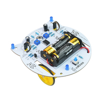 Pabrik KUONGSHUN Langsung, Mainan Anak Tanpa Baterai, Tidak Dapat Diprogram, Edukasi STEM, DIY, Set Kit Robot Mini Pelacak Kucing