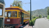 Tramvay Turístico Urbano Retro para Pasajeros, Tramvay Vintage de Medida Personalizada para Zonas Turísticas Históricas, Tranvía Eléctrico