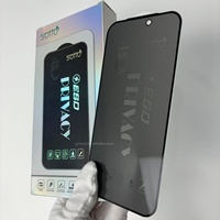 Protection d'écran en verre trempé anti-espion 9H 28 degrés antistatique couverture intégrale pour iPhone 17 Pro Max 18 16 15 Vente en gros
