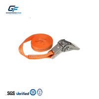 Sangle d'arrimage à cliquet sans fin en acier inoxydable 1 pouce 800 kg pour la fixation de cargaison de moto