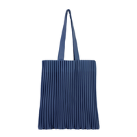 Sac à main plissé de grande capacité de style européen Sac fourre-tout tendance pour femmes et filles Sac fourre-tout plissé (avoine)