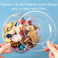 Boîte à bonbons en plastique en vrac SUNSHING, boîte à dessert, emballage pour tiramisu, boîte à bonbons en cube avec couvercle, conteneur à chocolat pour Ferrero Rocher
