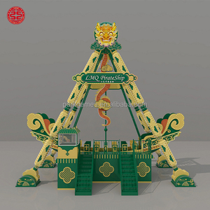 <span class=keywords><strong>Barco</strong></span> <span class=keywords><strong>Vikingo</strong></span> de Fibra de Vidrio, Atractivo y Divertido para Carnavales, con Capacidad para 24 Personas, en Venta - Product Image 6