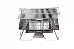 Camping en plein air <span class=keywords><strong>Barbecue</strong></span> Pliant Inoxydable <span class=keywords><strong>Nomade</strong></span> Pochette Brasero Four Pliant Four Rack Pliant - Product Image 5