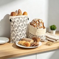 Sacs de rangement en coton doublés de cire d'abeille naturelle, hermétiques, pour conserver la fraîcheur, sacs à pain réutilisables en cire d'abeille pour la maison