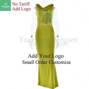 ชุดเดรสสำหรับงานพรอมฤดูร้อนของผู้หญิงชุดเดรสแม็กซี่แบบยืดได้ - Product Image 3