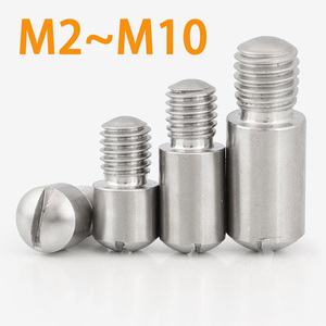Vis à tête ronde en acier inoxydable 304 métrique, diamètre de la tête 10 mm, classe 8, filetage grossier, finition brute - Product Image 4