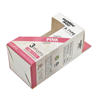 Caja Colgante de Papel con Materiales Reciclados para Empaque de Bombillas LED con Impresión de Logotipo Personalizado al por Mayor, Promoción para Supermercados