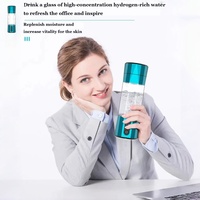 Bouteille d'eau enrichie en hydrogène facile à utiliser ≥6000PPB, bouteille d'eau hydrogénée portable haut de gamme, idéale pour la salle de sport