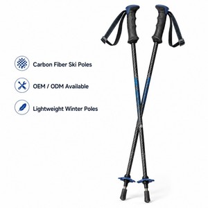 Bâtons de <span class=keywords><strong>ski</strong></span> en carbone pour enfants Zeroring, bâtons de <span class=keywords><strong>ski</strong></span> de neige junior, légers, couleur personnalisée, fournisseur OEM - Product Image 1