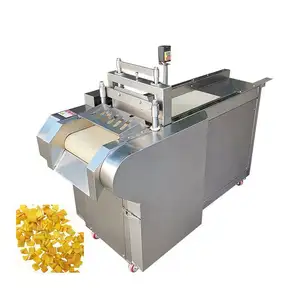 Automatic coconut meat dicing machine vegetable fruits cutting machine Potato cube machine Lowest price