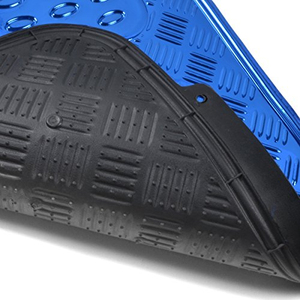 Ensemble de tapis de sol de voiture universels antidérapants en PVC, 4 pièces, style sport, pour l'avant - Product Image 6