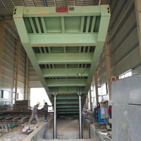 Plateforme de chargement et de déchargement de conteneurs de camions stationnaires d'usine