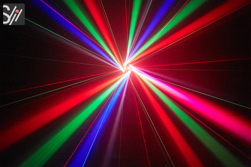 4アーム ミニ ムービングヘッド DJ ライト 48W DMX512 パーティー用 