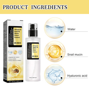 96% Snail Mucin Skincare Anti-âge soins de la peau sérum pour le visage blanchiment du visage réparation avec collagène sérum <span class=keywords><strong>d</strong></span>'<span class=keywords><strong>escargot</strong></span> pour peau sensible - Product Image 2