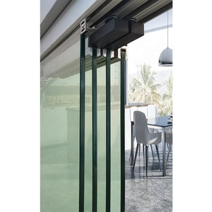 4 Tấm Kính thiên văn trượt hệ thống không khung cử<span class=keywords><strong>a</strong></span> trượt cử<span class=keywords><strong>a</strong></span> trước cho Patio nhà - Product Image 5