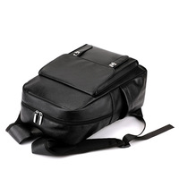 Nouveau style sac à dos pour ordinateur portable en PU, grande capacité, imperméable, tendance, pour voyages et trajets quotidiens, extensible