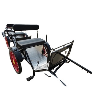 Vente directe d'usine travail manuel deux roues pousse-pousse pour films/Promotion grand 2 roues Mini chariot à chevaux/poney chariot à chevaux - Product Image 4