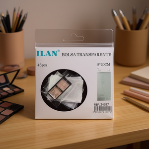 Sacchetto di plastica trasparente Ilan 8x20 cm per imballaggio e conservazione 45 pz - Product Image 2