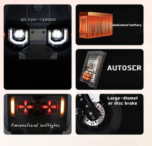 Chuyên Nghiệp 60V 72V 1200W Xe Máy Điện Nhanh Sáng Tiết Kiệm Năng Lượng 800W Động Cơ Nhà Máy Trực Tiếp - Product Image 4