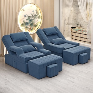 Kisen Beauty and Nail Salon Furniture Foot Spa Massage Sofa Electric Pedicure Chair Bed - Product Image 2