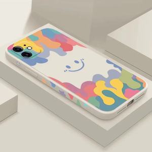 <span class=keywords><strong>Cover</strong></span> per iPhone <span class=keywords><strong>12</strong></span> <span class=keywords><strong>Mini</strong></span> 13 11 Pro Max X XR XS Max con Sorriso Gelato Estivo, Custodia di Lusso in TPU con Design Cartoon - Product Image 3