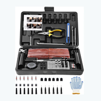 Kit de réparation de pneus Peaktop, 102 pièces, kit de réparation de pneus robuste