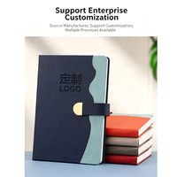Ensemble cadeau de carnet en cuir PU relié rigide A5 de qualité supérieure, 100 feuilles, gobelet isotherme, stylo métallique, logo personnalisé, entreprise
