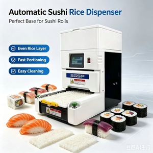Machine à étaler le riz à <span class=keywords><strong>sushi</strong></span> électrique automatique en acier inoxydable 304, vitesse réglable, haute productivité pour la production de <span class=keywords><strong>sushi</strong></span> en grande quantité - Product Image 3