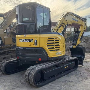 Excavadora Usada Yanmar Vio55-5/Vio55-6B de 5 Toneladas a Bajo Precio, Motor Mitsubishi, Pocas Horas de Uso, Cuchilla Niveladora, Cabina Cerrada, Caja de Cambios, Motor y Engranajes - Product Image 1